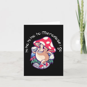 Tarjeta Microdosificación en hongos Concienciación sobre l