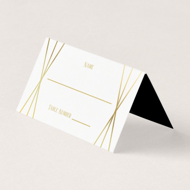 Tarjeta Mid Mod Design - Place Card (Anverso)
