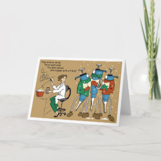 Tarjeta Mida con una pipeta a los Carolers