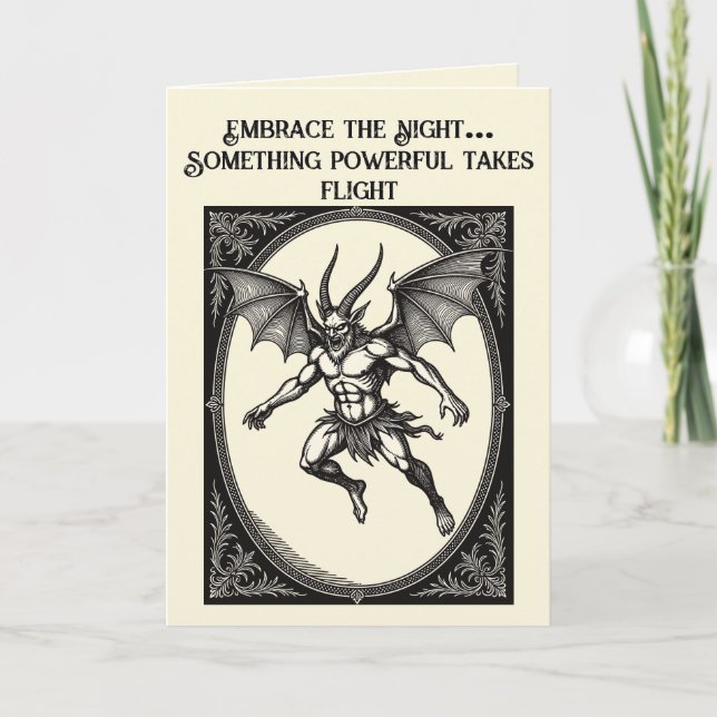 Tarjeta Midnight Flight The Gaap Demon Rises (Anverso)
