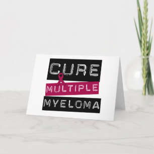 Tarjeta Mieloma múltiple de la curación