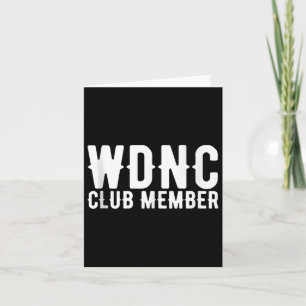 Tarjeta Miembro Del Club Wdnc No Nos Importa La Mesopausia