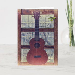 Tarjeta Mientras Mi guitarra llora suavemente