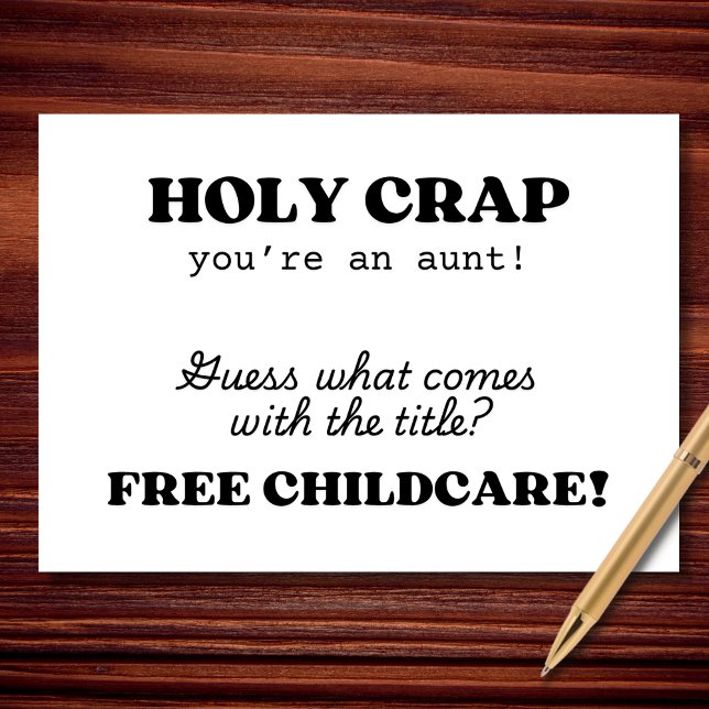 Tarjeta Mierda, eres un bebé gracioso (Subido por el creador)