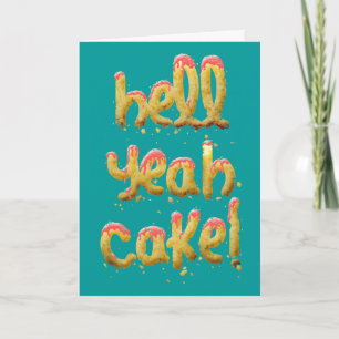 Tarjeta ¡Mierda, sí, Pastel!