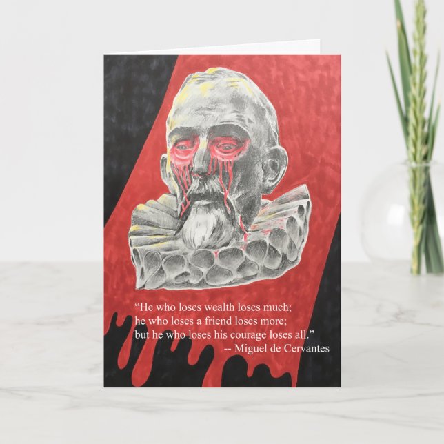 Tarjeta Miguel de Cervantes (Anverso)