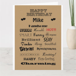 Tarjeta Mike Happy Birthday Worthday of Eraise