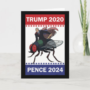Tarjeta Mike Pence Bastante Volador Super Héroe Trump Penc