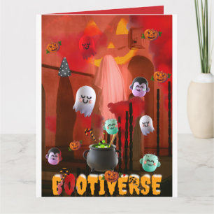 Tarjeta Mikitiez espeluznante vibes halloween multiverse 3