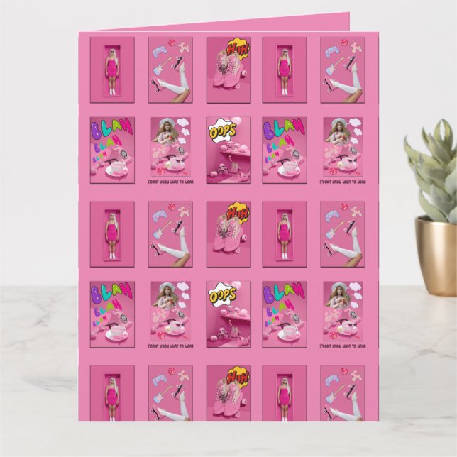 Tarjeta Mikitiez premier película noche princesa muñeca T- (Planta pequeña)