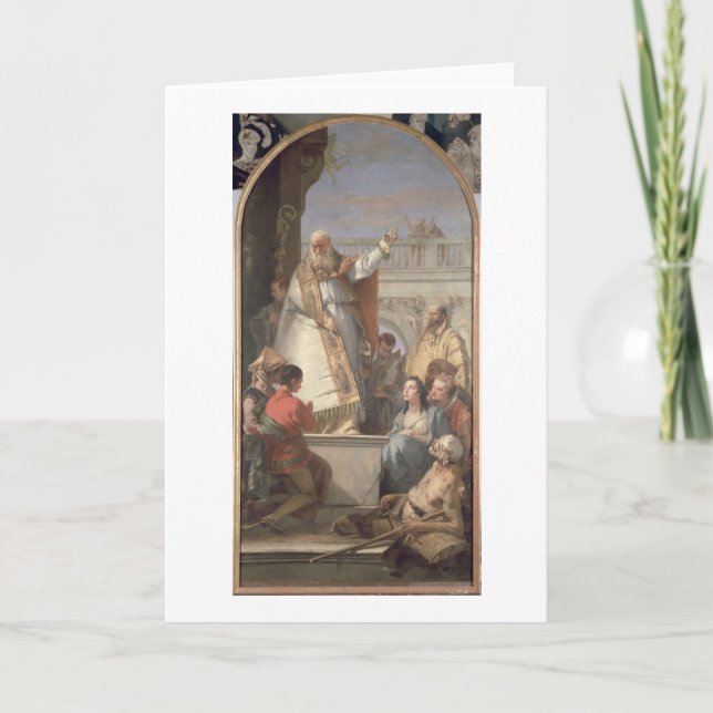 Tarjeta Milagro de St Patrick, c.1746 (aceite en lona) (Anverso)