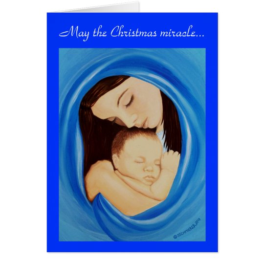 Tarjeta Milagro del navidad