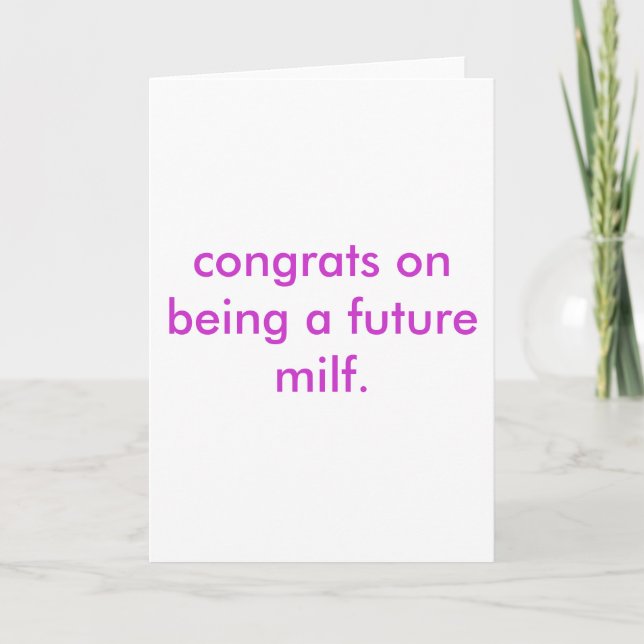 Tarjeta milf futuro (Anverso)