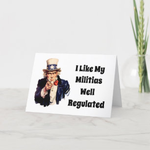 Tarjeta Milicia bien regulada