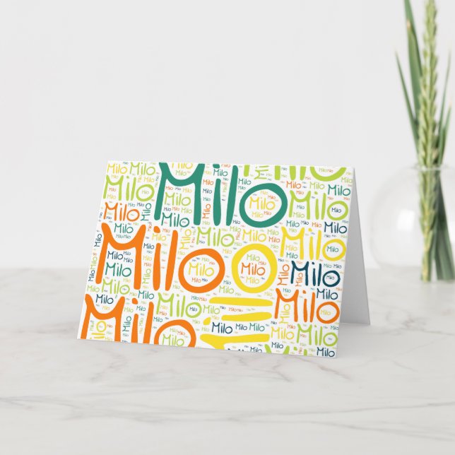 Tarjeta Milo (Anverso)