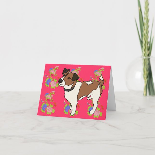 Tarjeta Milo Jack Russell (Anverso)