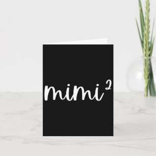 Tarjeta Mimi2 Mimi al Cuadrado por Dos Gemelas 2ª Potencia