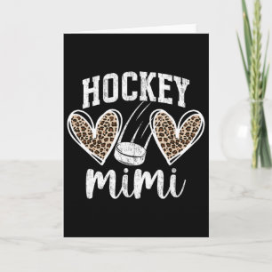 Tarjeta Mimi Hockey Abuela Corazones Mimi De Un Jugador De