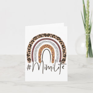 Tarjeta Mimi Life Abuela Cheetah Leopars Mujeres Navidades
