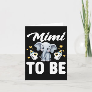 Tarjeta Mimi Para Ser Mamá De Elefante Bebé Mamá Mamá Día 