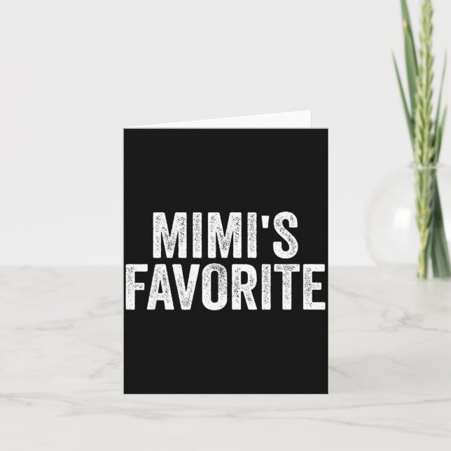 Tarjeta Mimi's Favorite Funny Granhild  (Anverso)