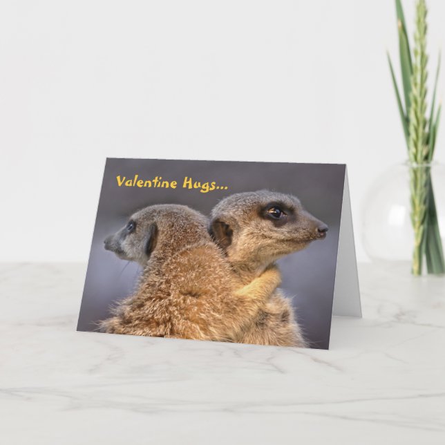 Tarjeta mimosa de Kats - tarjeta del día de San (Anverso)