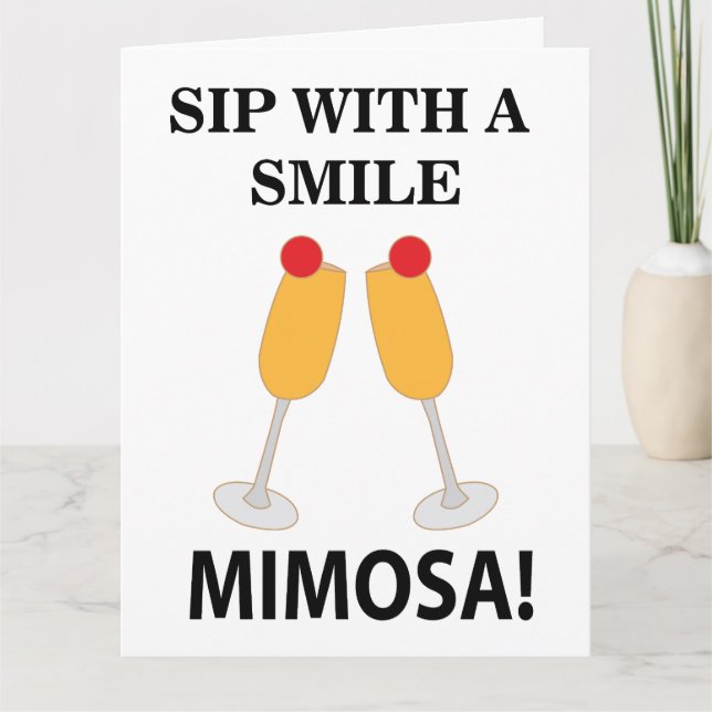 Tarjeta Mimosa Sip Con Sonrisa Mimosa (Anverso)