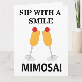 Tarjeta Mimosa Sip Con Sonrisa Mimosa