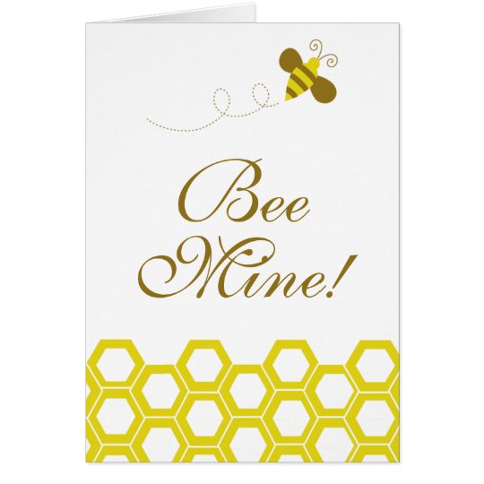 Tarjeta ¡Mina de la abeja!