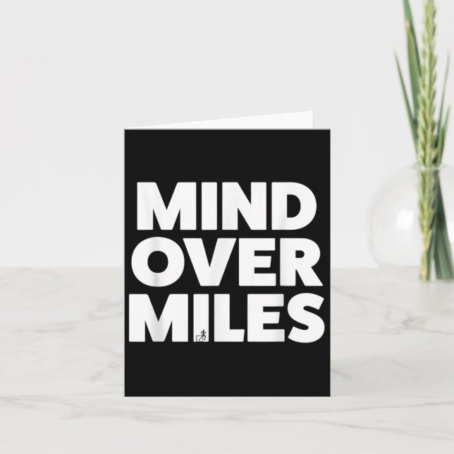 Tarjeta Mind Over Miles - Motivation, Funciona Divertidame (Anverso)