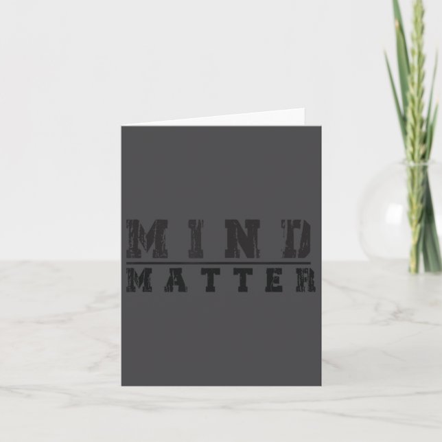 Tarjeta Mind Over Motivational Stoic Philosophy Insrationa (Anverso)