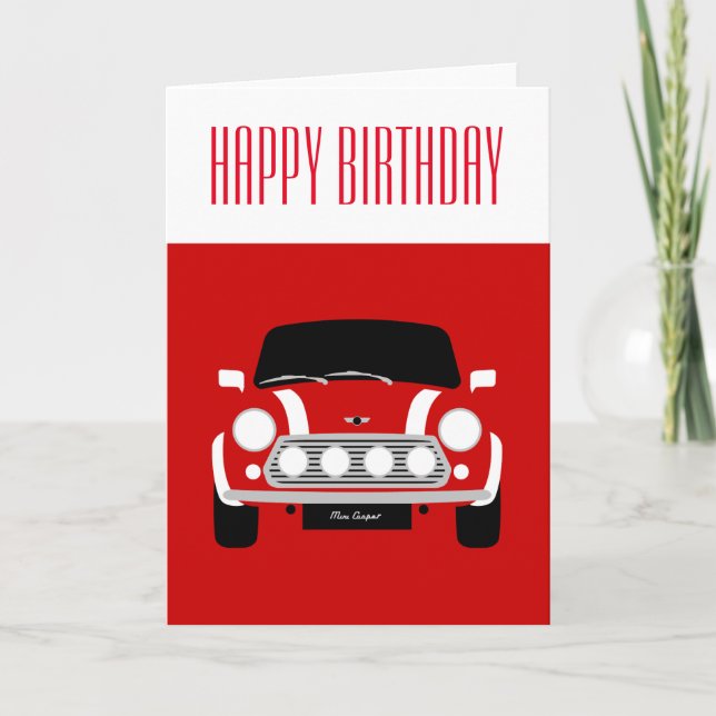 Tarjeta Mini Cooper clásico (Anverso)