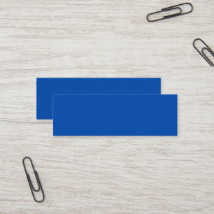 Tarjeta Mini de Negocios Azul Cobalto
