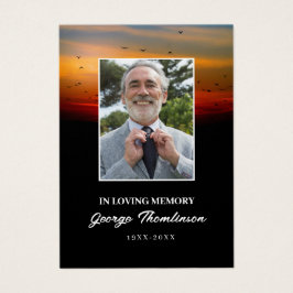 Tarjeta Mini Oración De Aves Al Amanecer