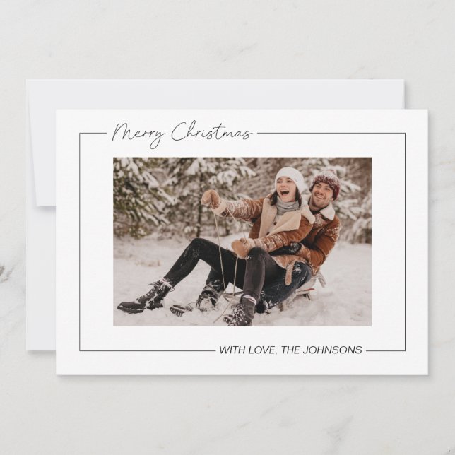 Tarjeta mínima de Navidades (Anverso)