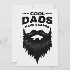 Tarjeta mínima Monocromática para el Día del Padre