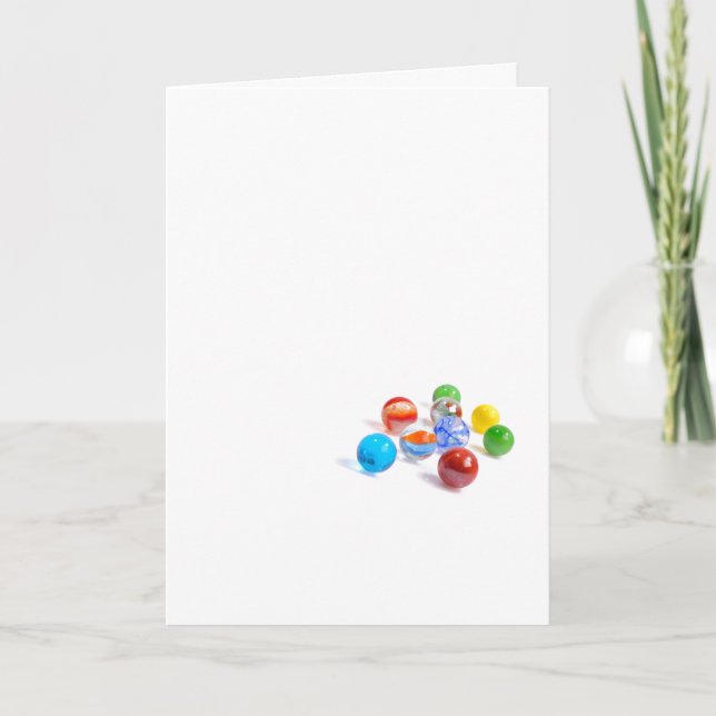 Tarjeta Minimal Lost Your Marbles Friendship (Anverso)