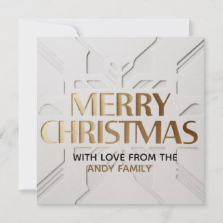 Tarjeta Minimalist Modern Merry Christmas Card
