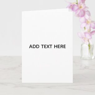 Tarjeta Minimalista Blanco Elegante para Cualquier Ocasión