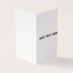 Tarjeta Minimalista Blanco Elegante para Cualquier Ocasión