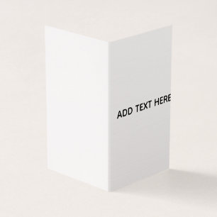 Tarjeta Minimalista Blanco Elegante para Cualquier Ocasión