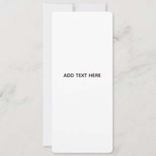 Tarjeta Minimalista Blanco Elegante para Cualquier Ocasión