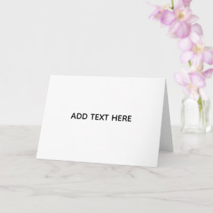 Tarjeta Minimalista Blanco Elegante para Cualquier Ocasión