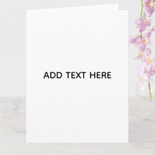 Tarjeta Minimalista Blanco Elegante para Cualquier Ocasión
