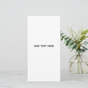 Tarjeta Minimalista Blanco Elegante para Cualquier Ocasión