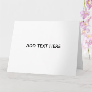 Tarjeta Minimalista Blanco Elegante para Cualquier Ocasión