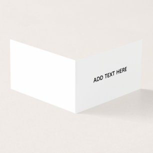 Tarjeta Minimalista Blanco Elegante para Cualquier Ocasión