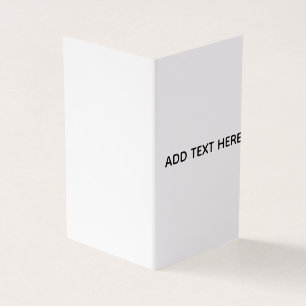 Tarjeta Minimalista Blanco Elegante para Cualquier Ocasión
