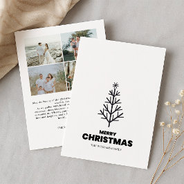 Tarjeta minimalista de Feliz Navidad