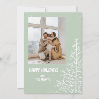 TARJETA minimalista DE NAVIDADES DE ÁRBOL